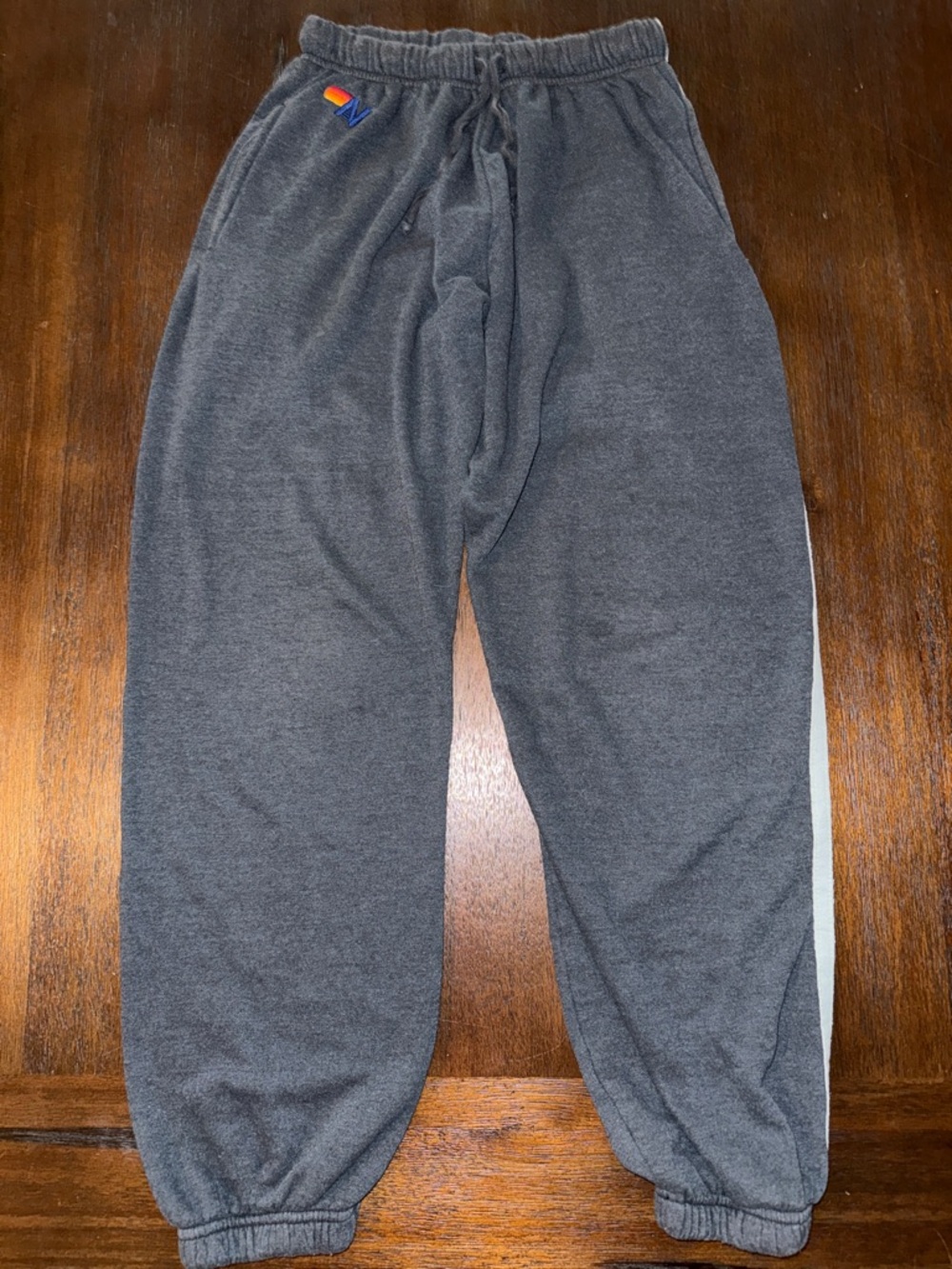 Aviator Nation 5 Stripe Sweatpants With Pockets Large
